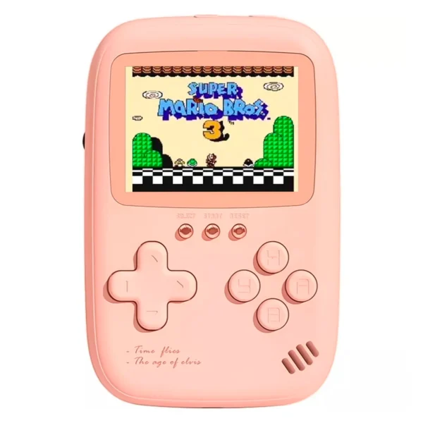 Consola Portátil Game Box Power Bank DY-13 500 Juegos - Rosa