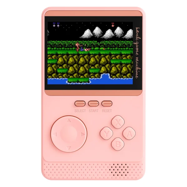 Consola Portátil Game Box Power Bank Q18 500 Juegos - Rosa