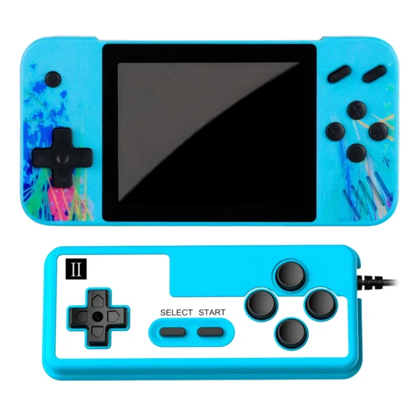 Consola Portátil Game Box Power G3 800 Juegos + Control - Azul