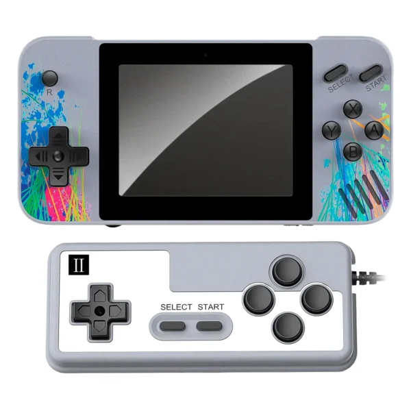Consola Portátil Game Box Power G3 800 Juegos + Control - Gris