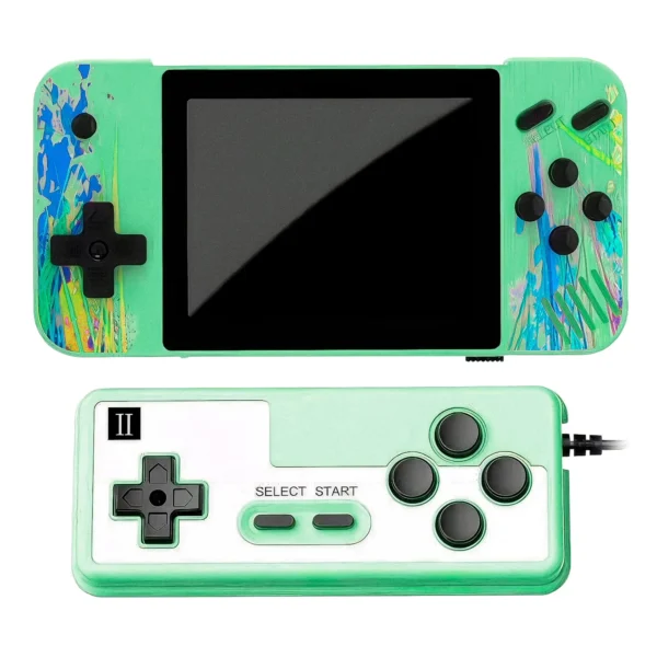 Consola Portátil Game Box Power G3 800 Juegos + Control - Verde