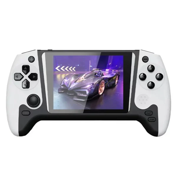Consola Pórtátil Game Box Q21 500 Juegos - Blanco y Negro