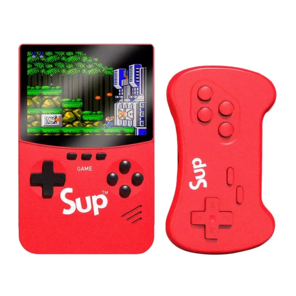 Consola Portátil Game Box Sup II 500 Juegos Control Inalámbrico - Rojo