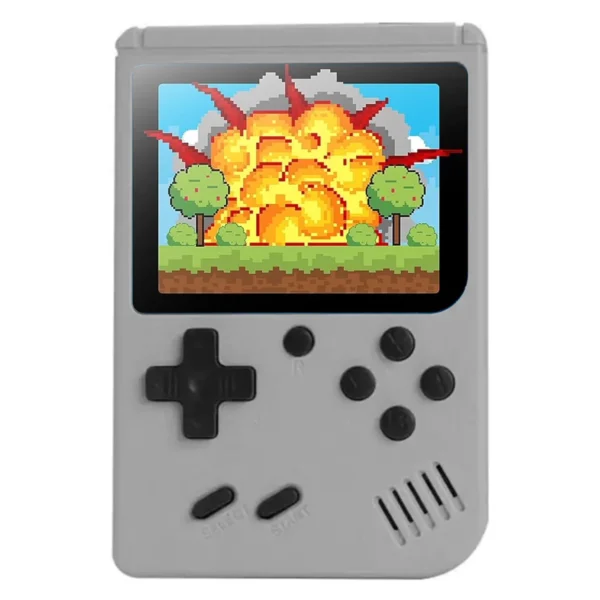 Consola Portátil Game Boy Game Box Plus 500 Juegos + Control - Gris