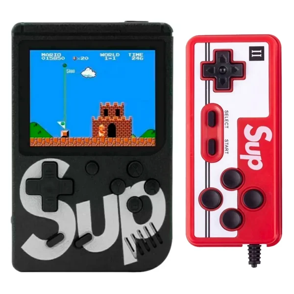 Consola Portátil Game Boy Game Box Sup 400 Juegos + Control - Negro