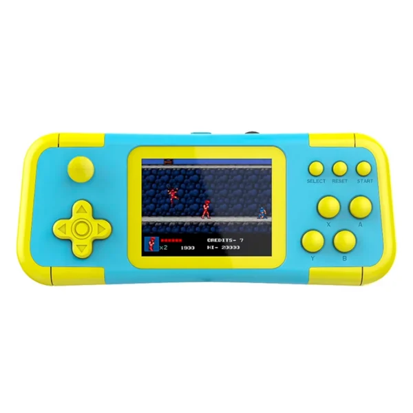 Consola Portátil Gamepad A12 666 Juegos - Amarillo Azul