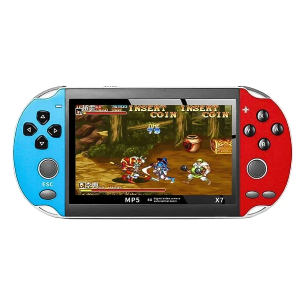 Consola Portátil MP5 8GB Pantalla 4.5" 20000 Juegos - Azul y Rojo