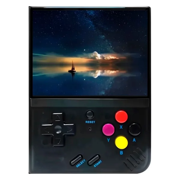 Consola Portátil Pocket Boy R33S 64GB Pantalla 3.5"-Negro Transparente