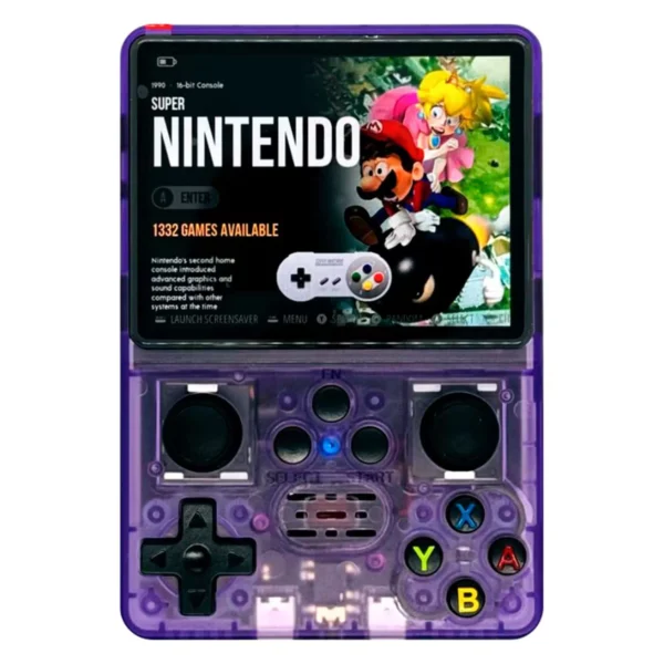 Consola Portátil R35S 64GB 1GB RAM SD Pantalla 3.5"-Púrpura