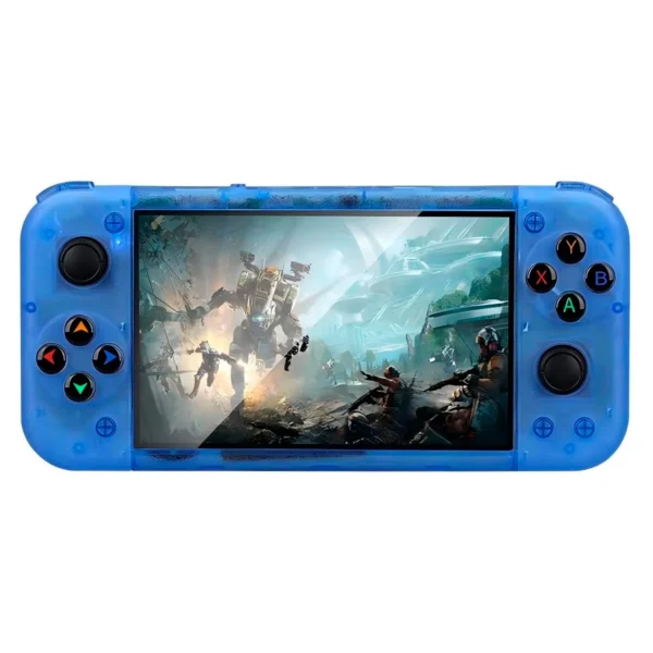Consola Portátil RG50XX 64GB Pantalla 5.0" 15000 Juegos - Azul Transparente