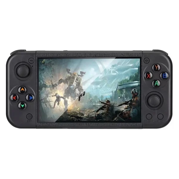 Consola Portátil RG50XX 64GB Pantalla 5.0" 15000 Juegos - Negro Transparente