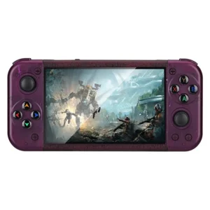 Consola Portátil RG50XX 64GB Pantalla 5.0" 15000 Juegos - Púrpura Transparente