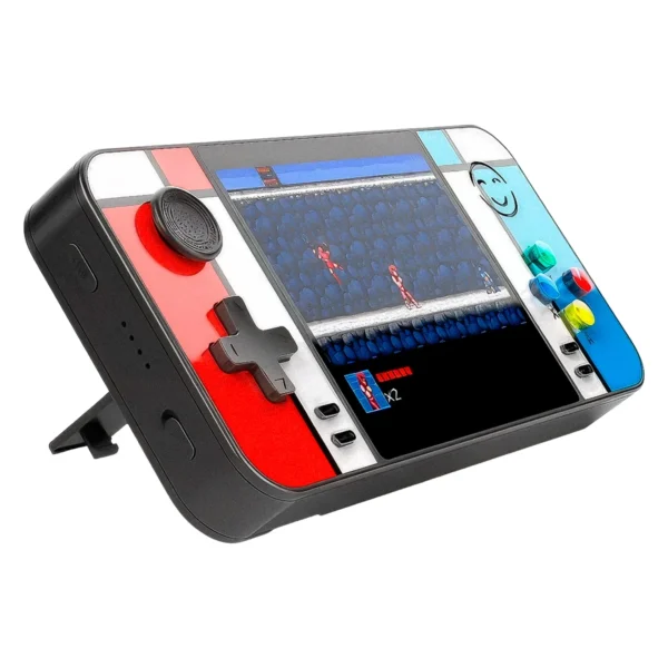 Consola Powerbank D41 500 Juegos 2 Control - Neon