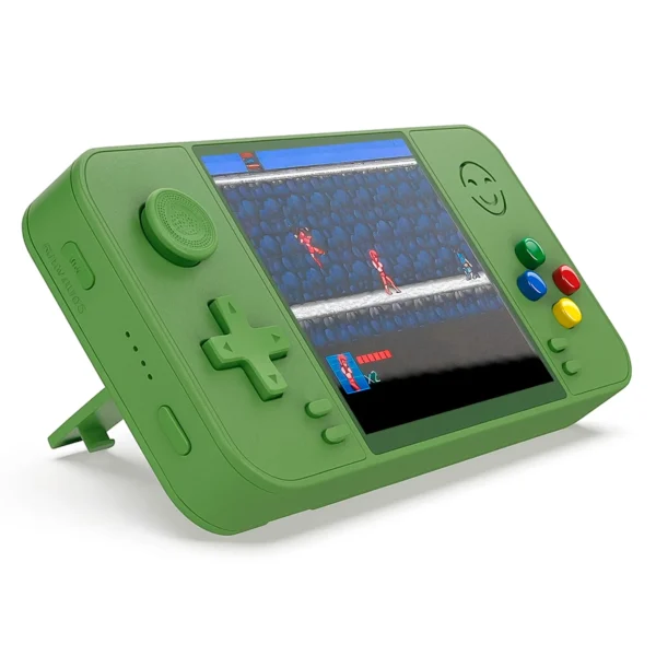 Consola Powerbank D41 500 Juegos 2 Controles - Verde