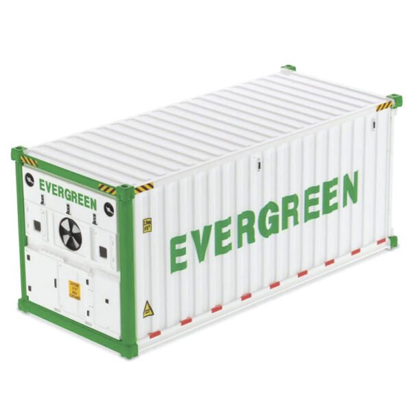Container Diecast MASTERS-20" Refrigerated Sea Container Evergreen - Escala 1/50 (91026a)