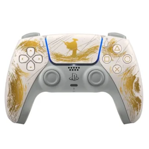Control Sony Dualsense Ouro Ghost of Yotei Edition Limited CFI-ZCT1W para PS5 Wireless - Blanco (Caja Dañada)