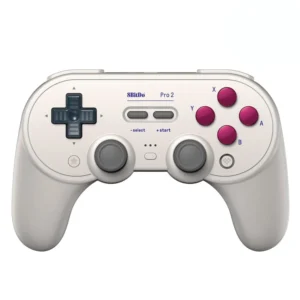 Control 8BitDo Pro 2 80GK02 Inalámbrico para Nintendo Switch / Windows / Android / Steam - Blanco