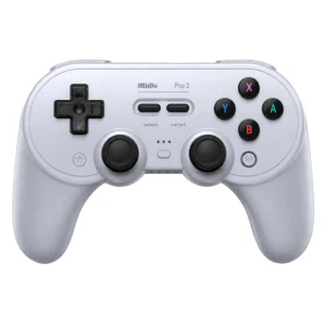 Control 8BitDo Pro 2 80GL02 Inalámbrico para Nintendo Switch / Windows / Android / Steam - Gris