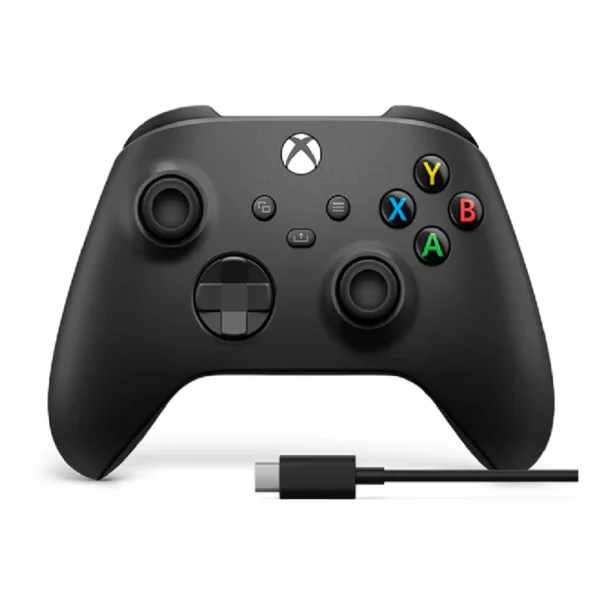 Control Microsoft Con Cable para Xbox Series X-Negro