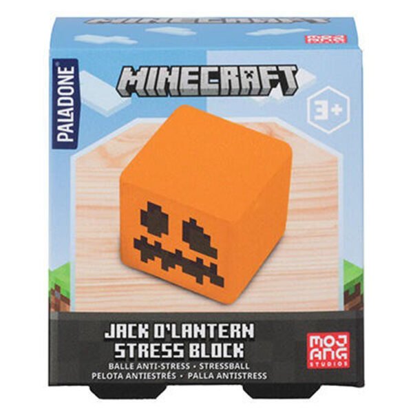 Cubo Anti-stress Paladone Minecraft - Jack O'lantern Stress Block (6640)