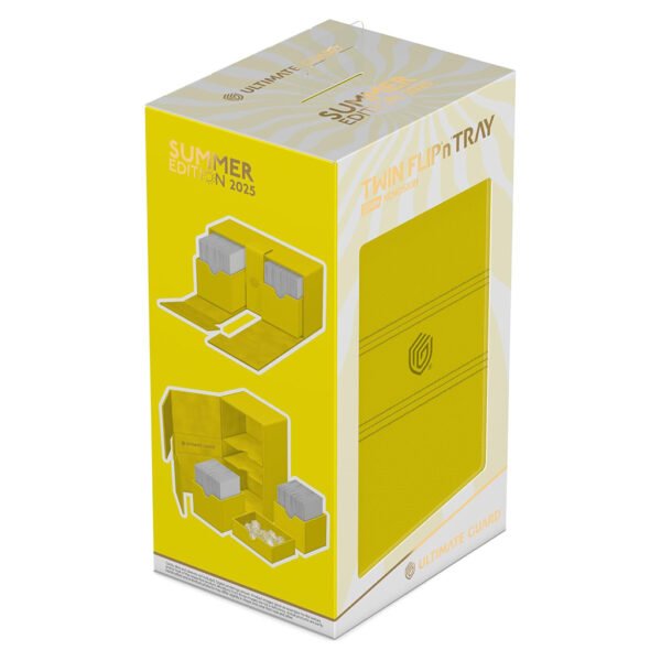 Deck Box Ultimate Guard 200+ Twin Flip 'n Tray: Summer Edition - Dandelion (4080)