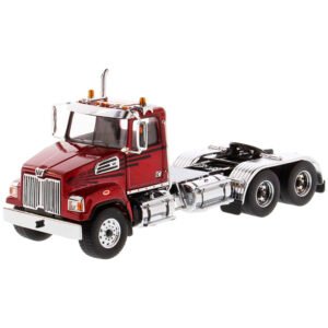 Camión Diecast Masters - Western Star 4700 Sf Tandem Tractor Red - Escala 1/50 (71037)