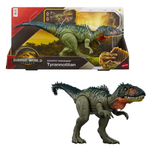Dinossauro Mattel Jurassic World: Gigantic Thrashers - Tyrannotitan (7291)