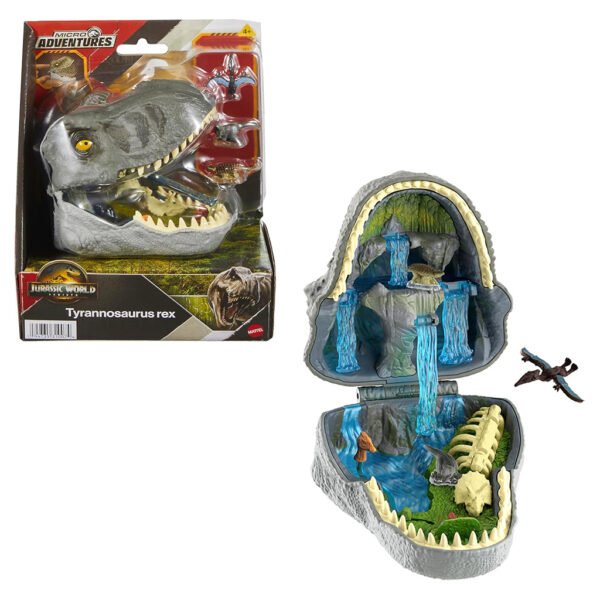 Dinossauro Mattel Jurassic World: Micro Adventures - Tyrannosaurus Rex (1007)