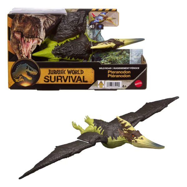 Dinossauro Mattel Jurassic World: Wild Roar - Pteranodon (jkl78)