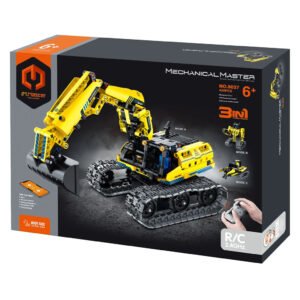 Escavadeira de Armar Control Remoto 3-IN-1 Im Master: Mechanical Master No.8037-430 Pcs