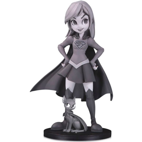 Figura Dc Collectibles Dc Artists Alley - Supergirl By Chrissie Zullo Black And White Variant 35948