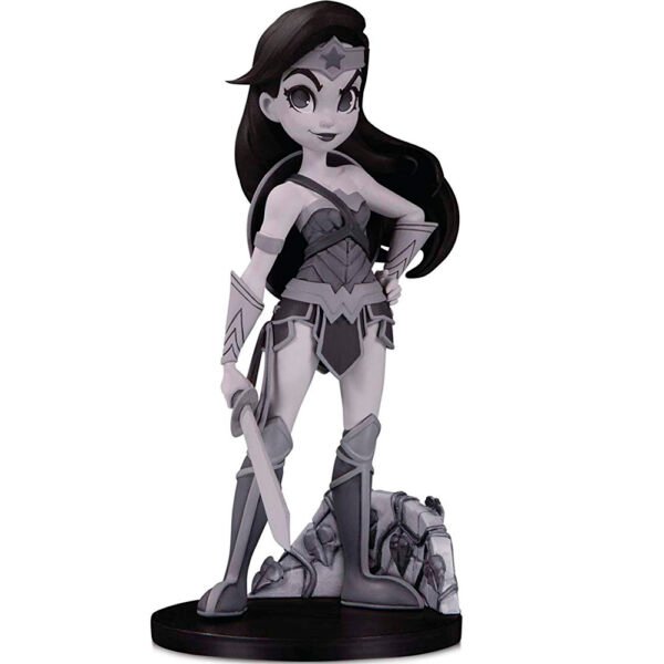 Figura Dc Collectibles Dc Artists Alley - Wonder Woman By Chrissie Zullo Black And White Variant 35949