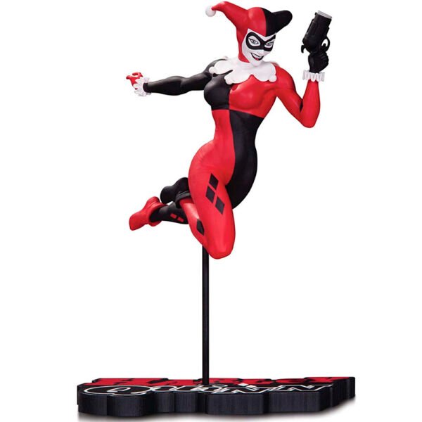Figura Dc Collectibles Harley Quinn Red, White And Black - By Terry Dodson 45895