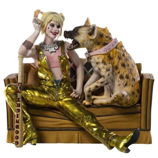 Figura Iron Studios Deluxe 1/10 Birds Of Prey - Harley Quinn And Bruce