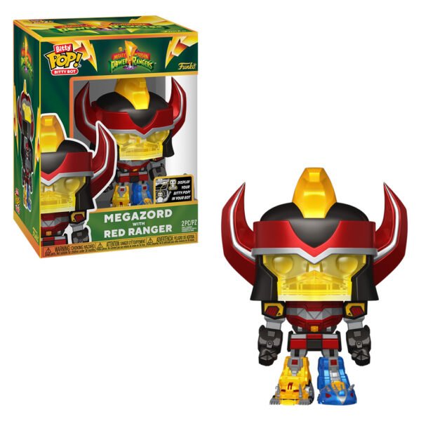 Funko Bitty Pop: Bitty Bot Mighty Morphins Power Ranger - Megazord & Red Ranger (83644)