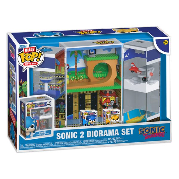 Funko Bitty Pop Bitty Box Sonic The Hedgehog - Sonic 2 Diorama Set (93563)