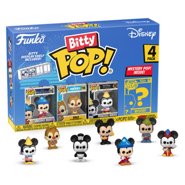 Funko Bitty Pop Disney Mickey And Friends - Sorcerer Mickey 4-PACK (71321)