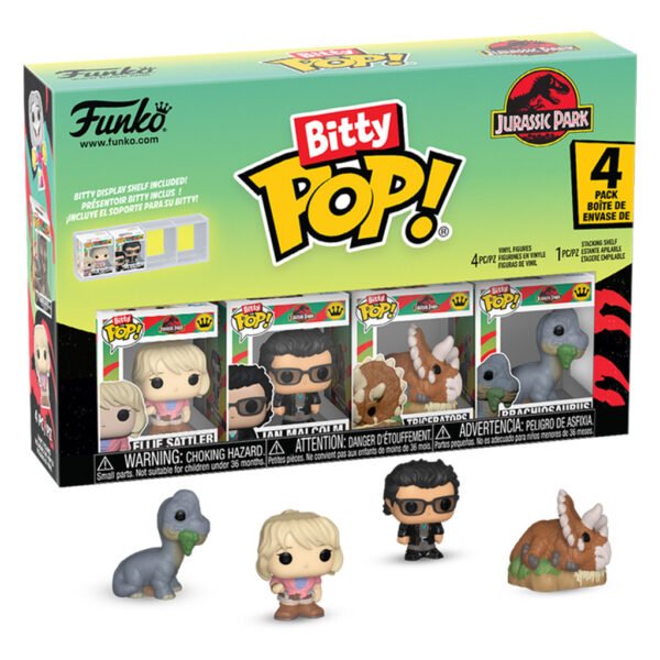 Funko Bitty Pop Jurassic Park 4-PACK-TRICERATOPS (92953)