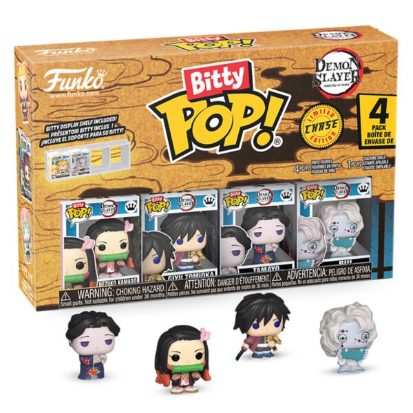 Funko Bitty Pop Kimetsu No Yaiba: Demon Slayer 4-PACK-NEZUKO (86950)