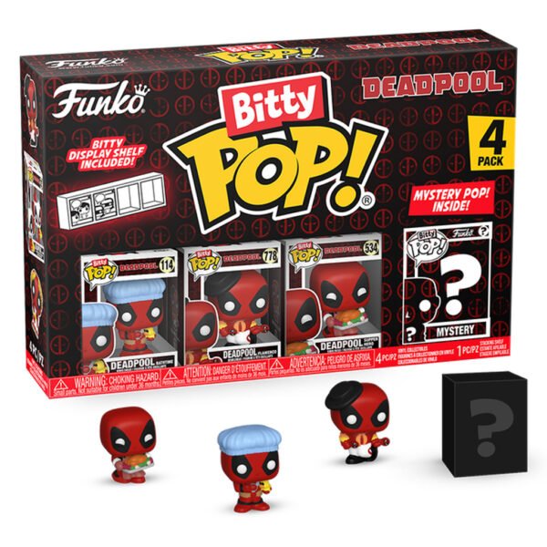 Funko Bitty Pop Marvel Deadpool Bathtime 4-pack (84960)