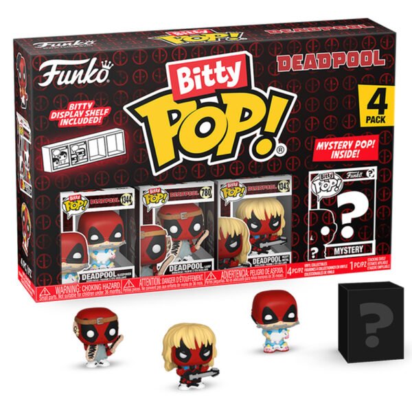 Funko Bitty Pop Marvel Deadpool Sleepover 4-pack (84962)