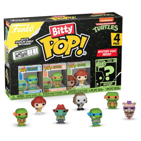 Funko Bitty Pop Teenage Mutant Ninja Turtles 4-PACK-LEONARDO (71507)