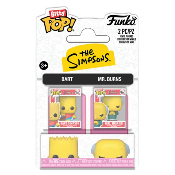 Funko Bitty Pop The Simpsons 2-PACK-BART & Mr. Burns (94216)