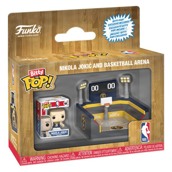 Funko Bitty Pop Town: Nba - Nikola Jokic & Basketball Arena (93640)
