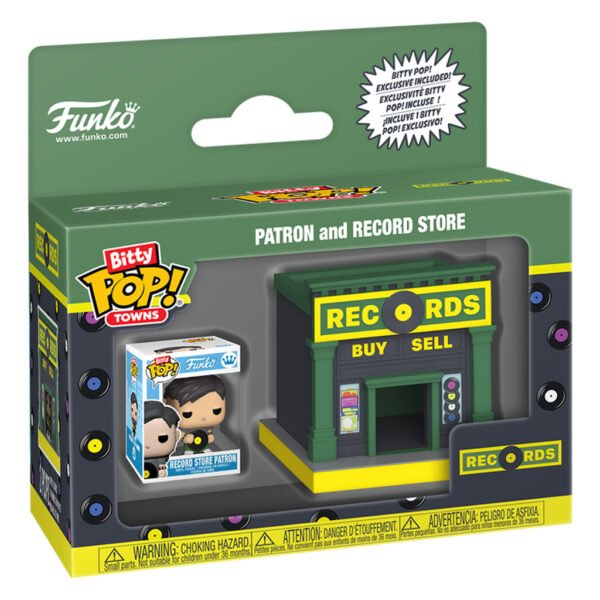 Funko Bitty Pop Towns - Patron And Record Store (93098)