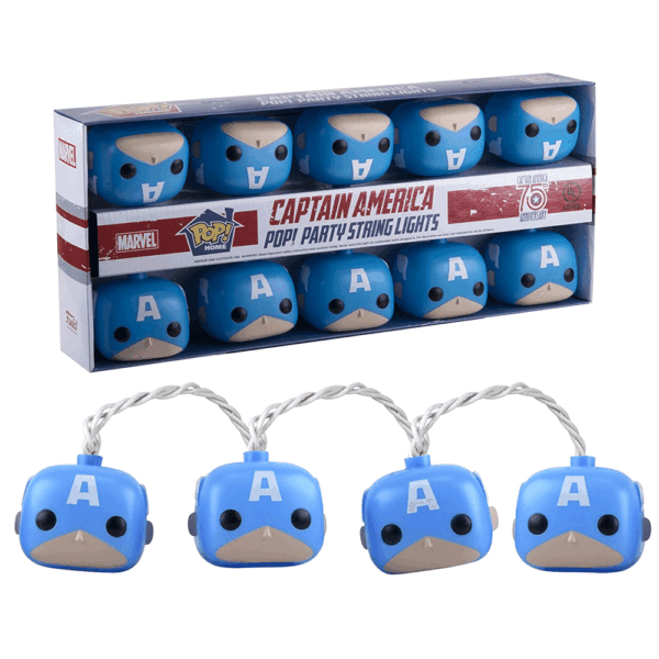 Funko Pop Lights Marvel Captain America