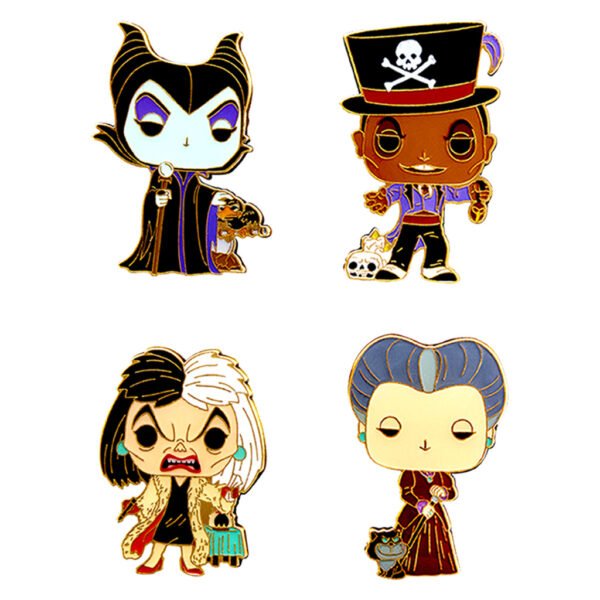 Funko Pop Pins Disney Villains SET-4PCS (41702)