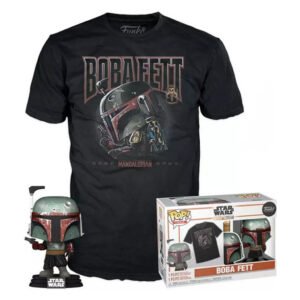 Funko Pop Star Wars - Mandalorian + Tees M 63389