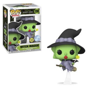 Funko Pop Television The Simpsons Tree House Of Horror Exclusive - Witch Maggie 1265 (glows In The Dark)