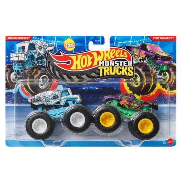 Hot Wheels Monster Trucks - Bionic Bruiser & Test Subject (jcc68)